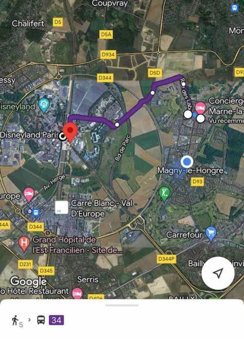 Duplex Moderne 8Per&3Ch&10 Min Disney&Parking Free Magny-le-Hongre Esterno foto